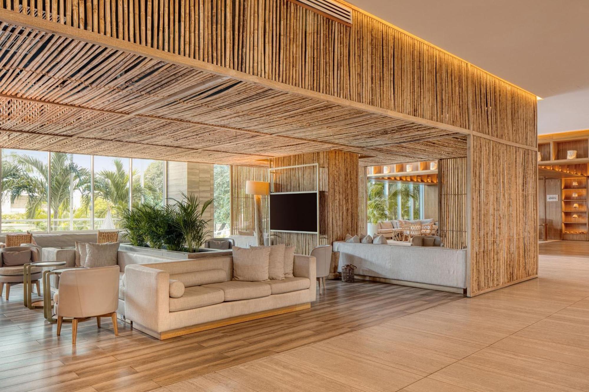 Santa Marta Marriott Resort Playa Dormida Dış mekan fotoğraf The lobby of the hotel